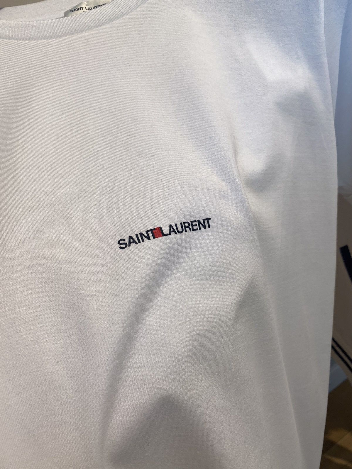 Saint Laurent Paris Saint Laurent Logo T-Shirt Size US M / EU 48-50 / 2 - 3 Thumbnail