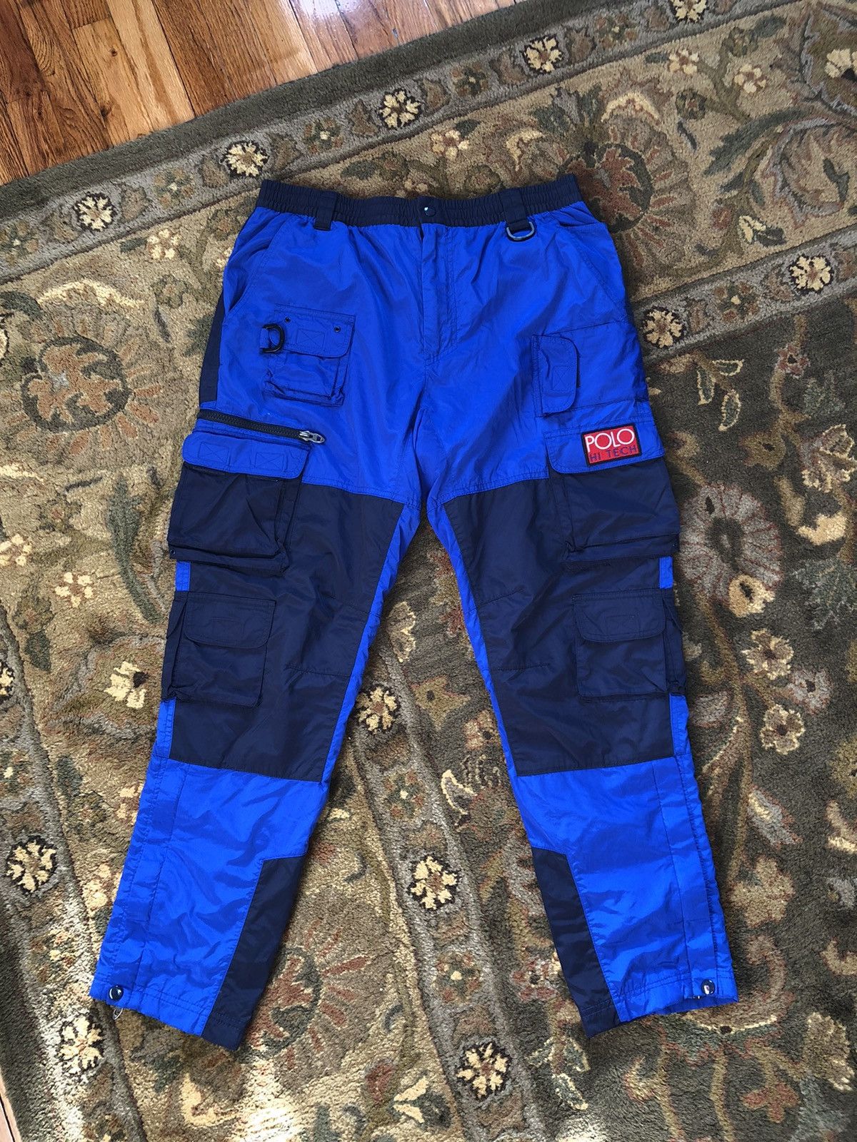 Polo Ralph Lauren Water Repellent Hybrid Hi-Tech Nylon Pants Blue 