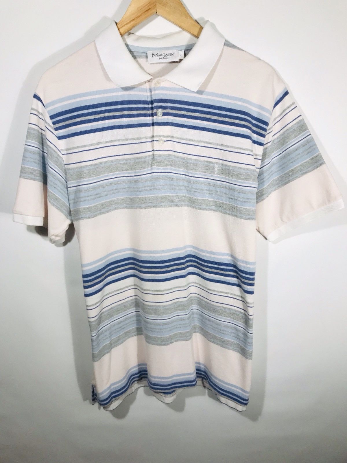 Yves Saint Laurent Men’s Polo YSL Yves Saint Laurent Size US L / EU 52-54 / 3 - 1 Thumbnail