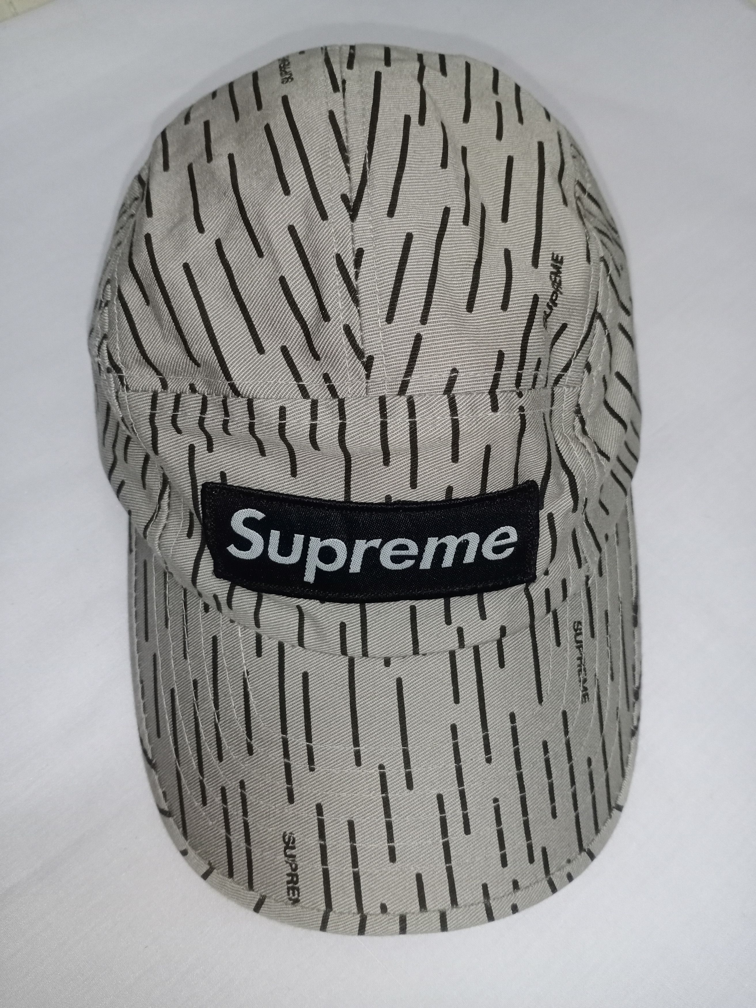 Supreme Layered Camo Camp Cap Black