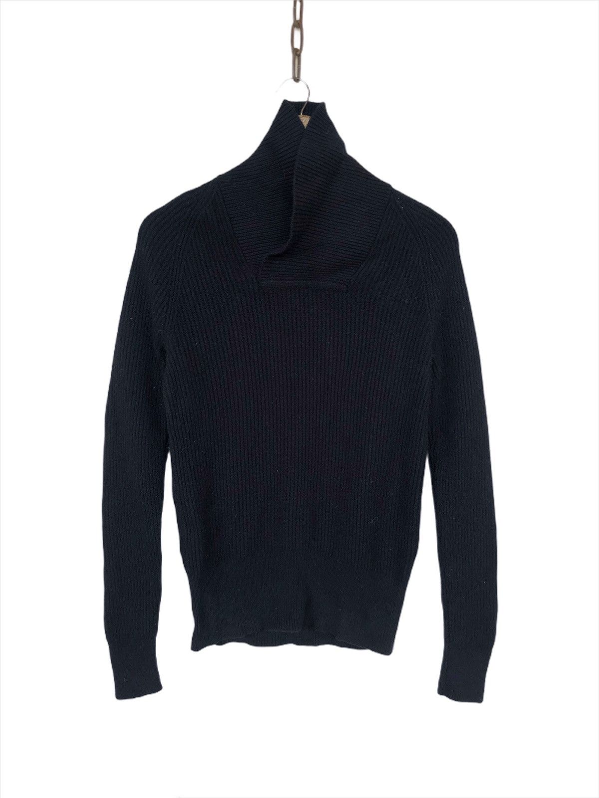Christophe Lemaire Lemaire Mock Neck Gauge Merino Knitted Jumper Size US S / EU 44-46 / 1 - 2 Thumbnail
