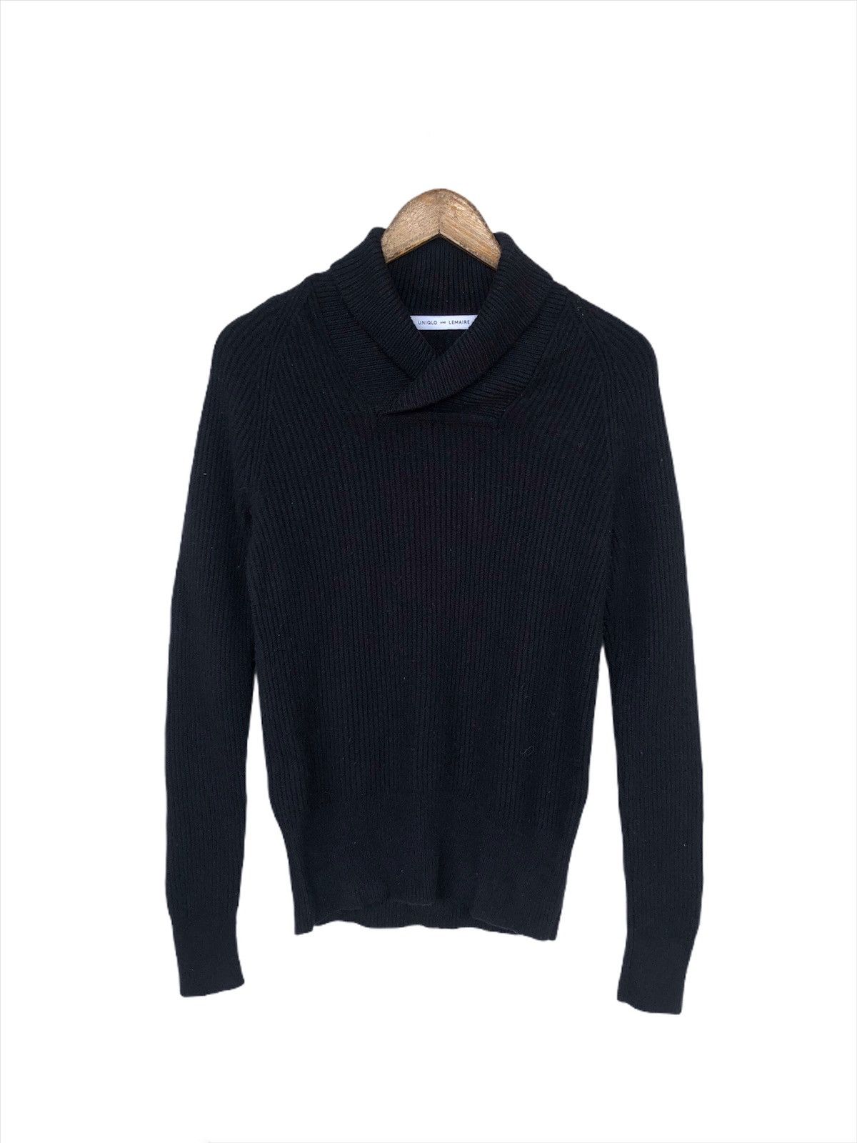 Christophe Lemaire Lemaire Mock Neck Gauge Merino Knitted Jumper Size US S / EU 44-46 / 1 - 1 Thumbnail