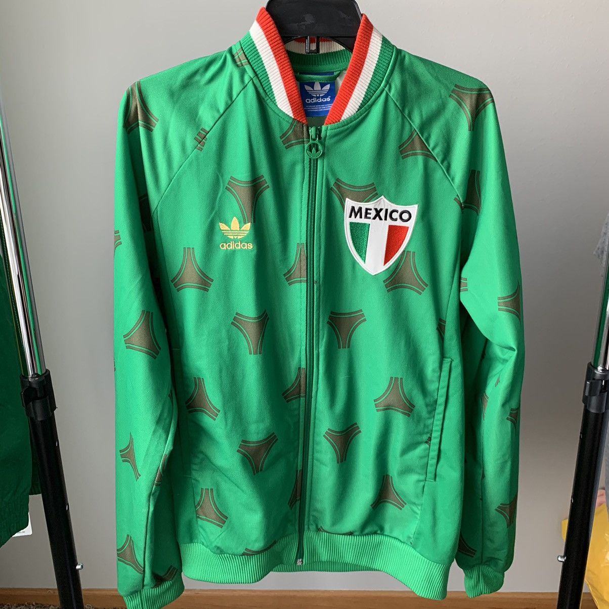 Adidas Retro Mexico soccer jacket | Grailed