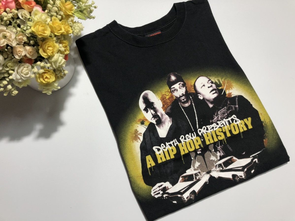 DEATH ROW RECORDS A HIP HOP HISTORY Tシャツ Vintage Death Row Records A Hiphop History shirt