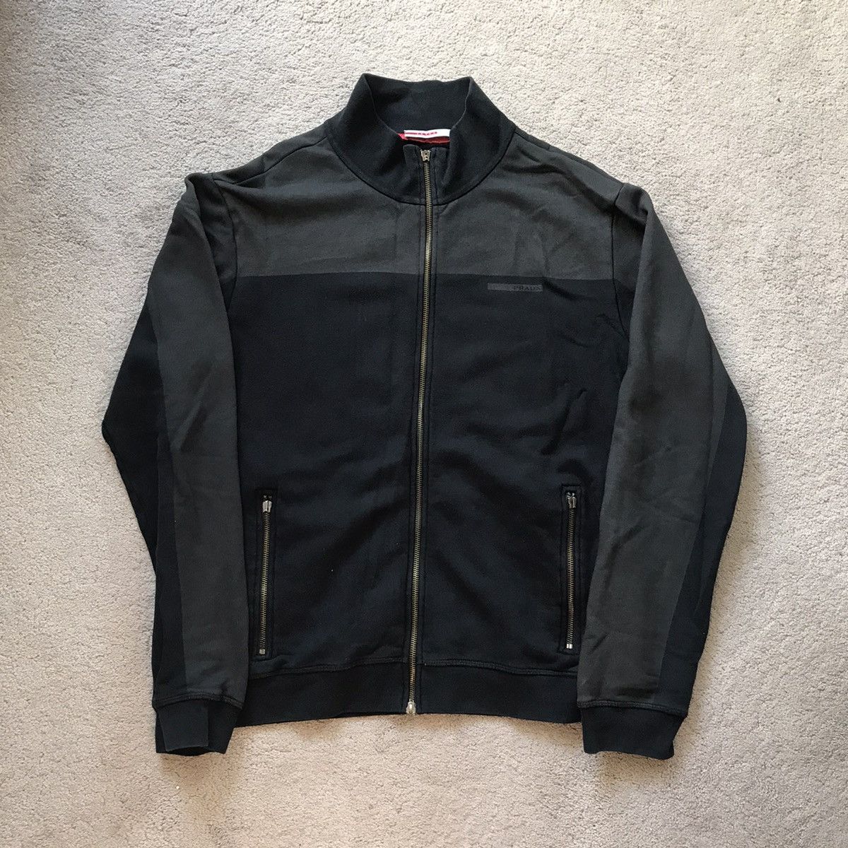 Prada Zip Up Sweatshirt