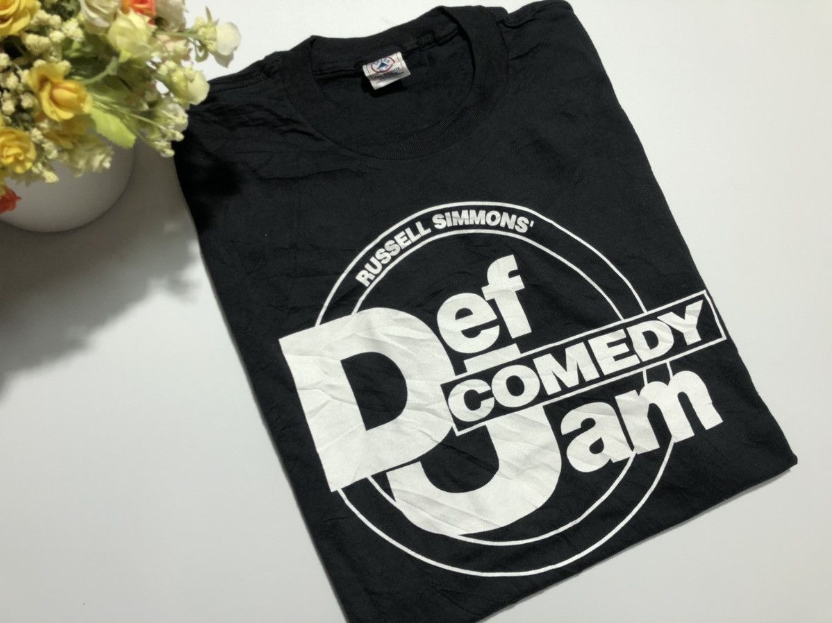 トップス Rare 90s Def Comedy Jam Def Jam BLACK Def Jam Comedy | Grailed