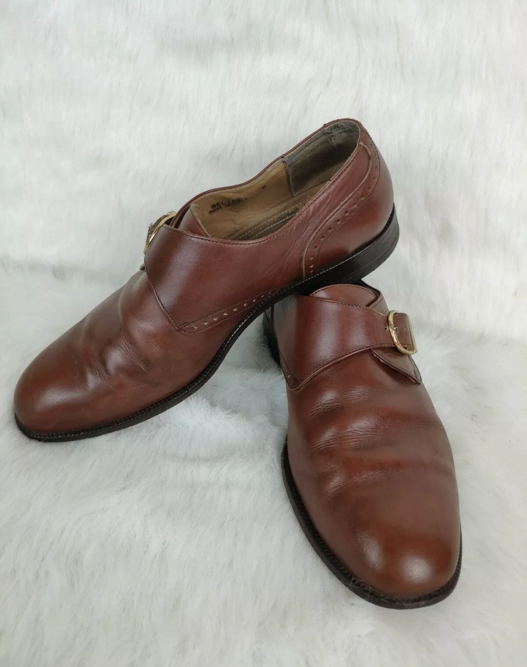Bally VTG BALLY BELICE Monk Shoes Single Strap Sz 8 Made in Italy | Grailed