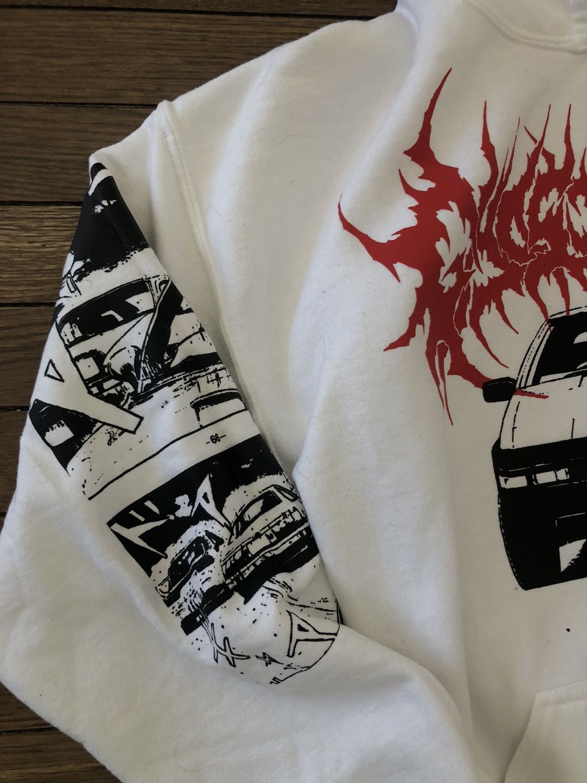 Ghost Supply Rare Initial D Manga outlet Hoodie - Large