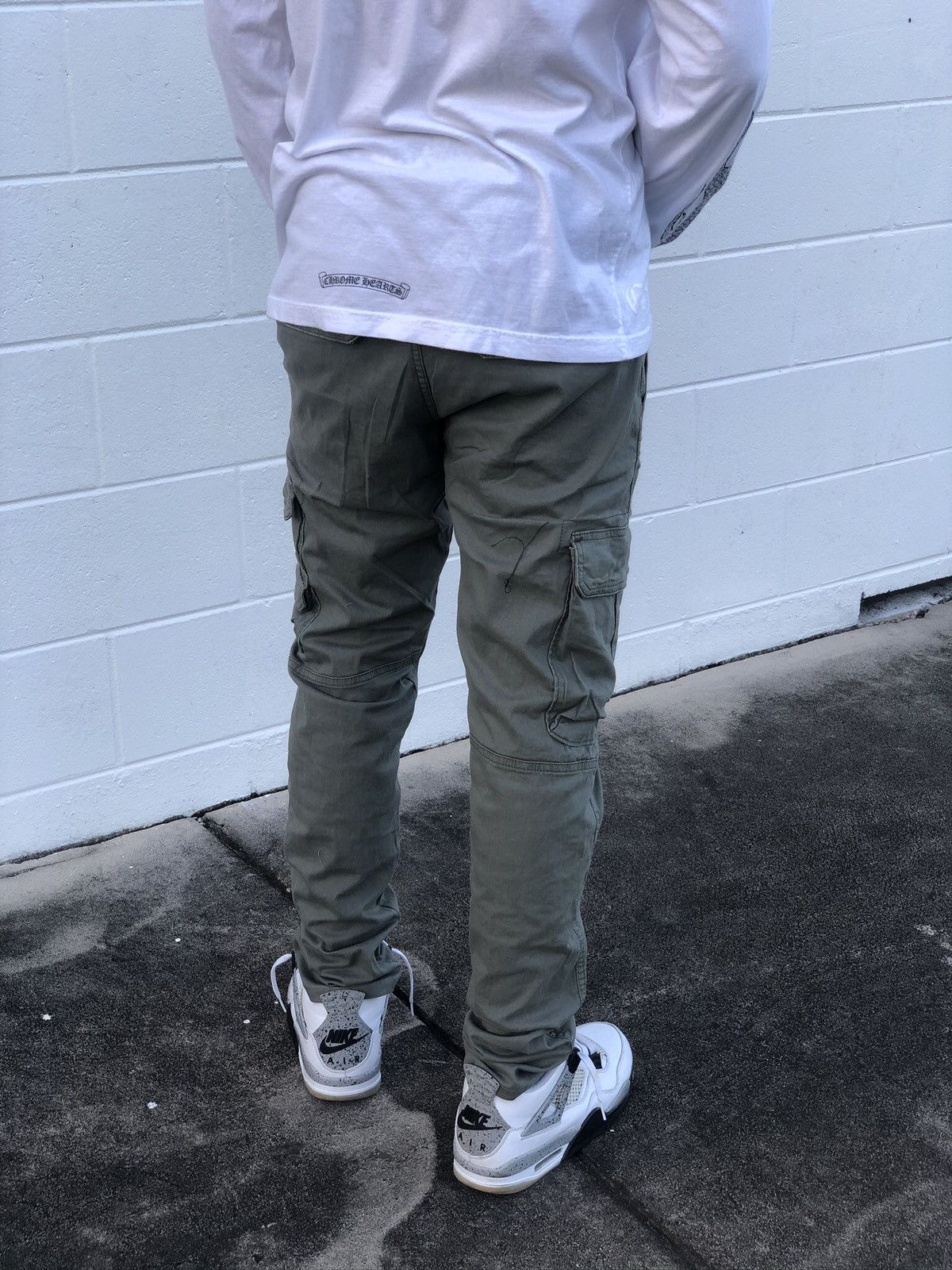 Vintage Tapered Tactical Olive Cargo Pants Travis Size US 30 / EU 46 - 3 Thumbnail