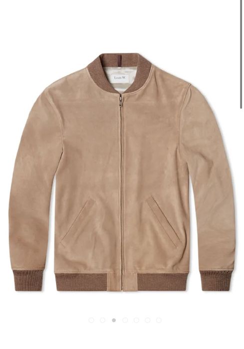 A.P.C. A.P.C. X LOUIS W. FERRIS SUEDE BOMBER JACKET | Grailed