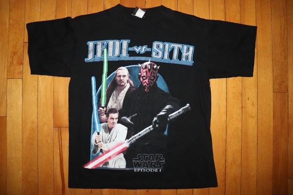 Vintage Vintage Star Wars Episode 1 Jedi Vs Sith T-shirt | Grailed