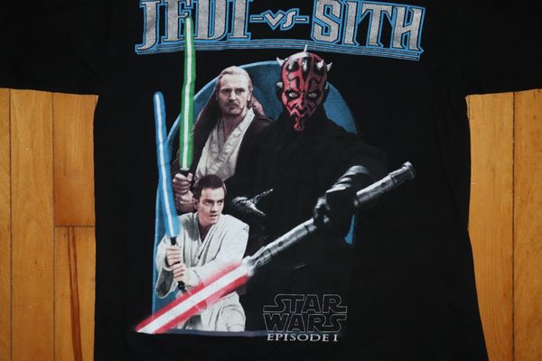 Vintage Vintage Star Wars Episode 1 Jedi Vs Sith T-shirt | Grailed