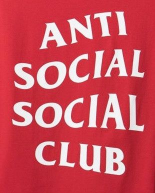 Anti Social Social Club DS White ASSC Schizophrenia Schizo Red Tee FTP FOG BAPE KITH Size US M / EU 48-50 / 2 - 2 Thumbnail