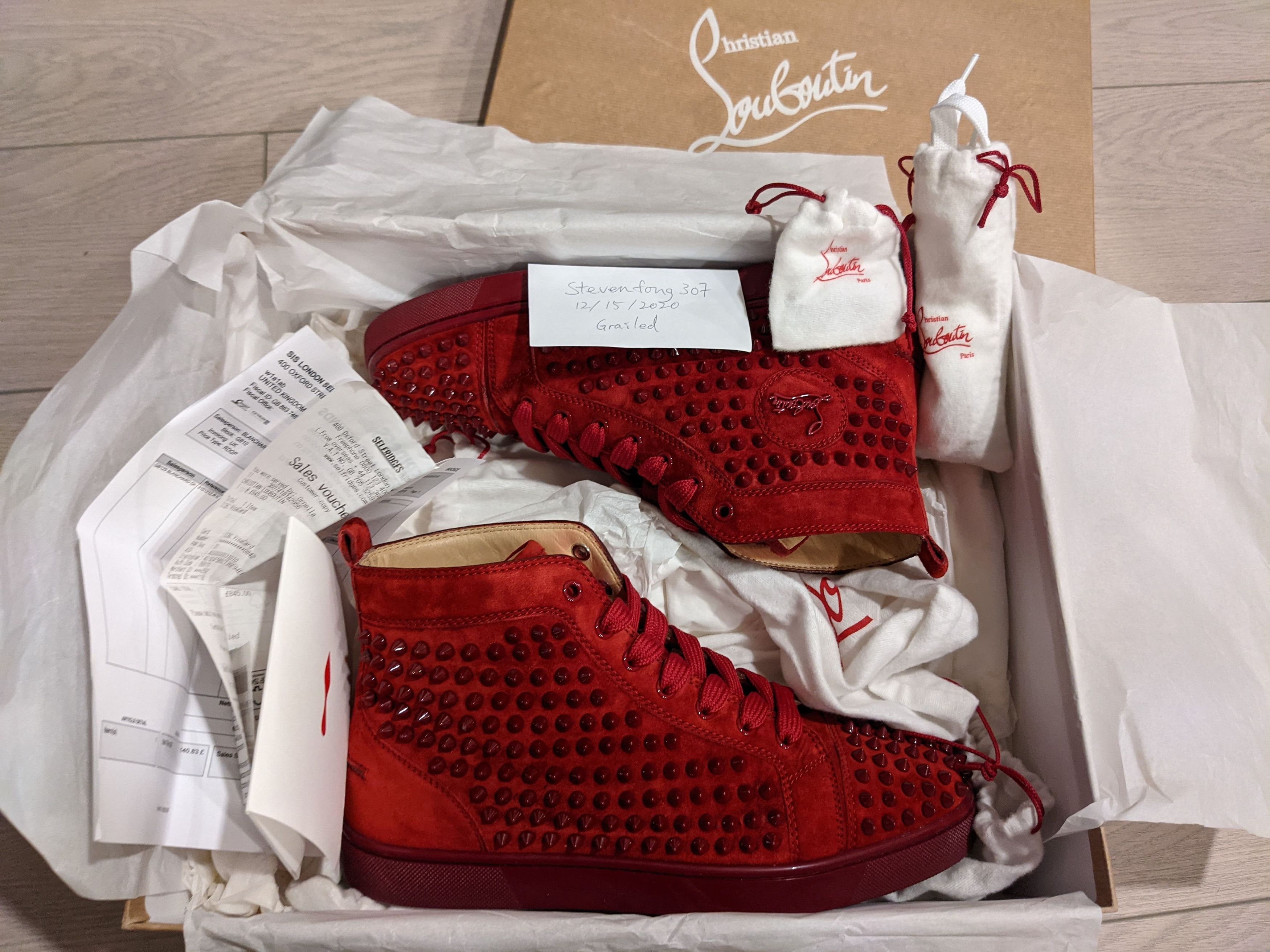 クリスチャンルブタンLouis Flat Spikes41