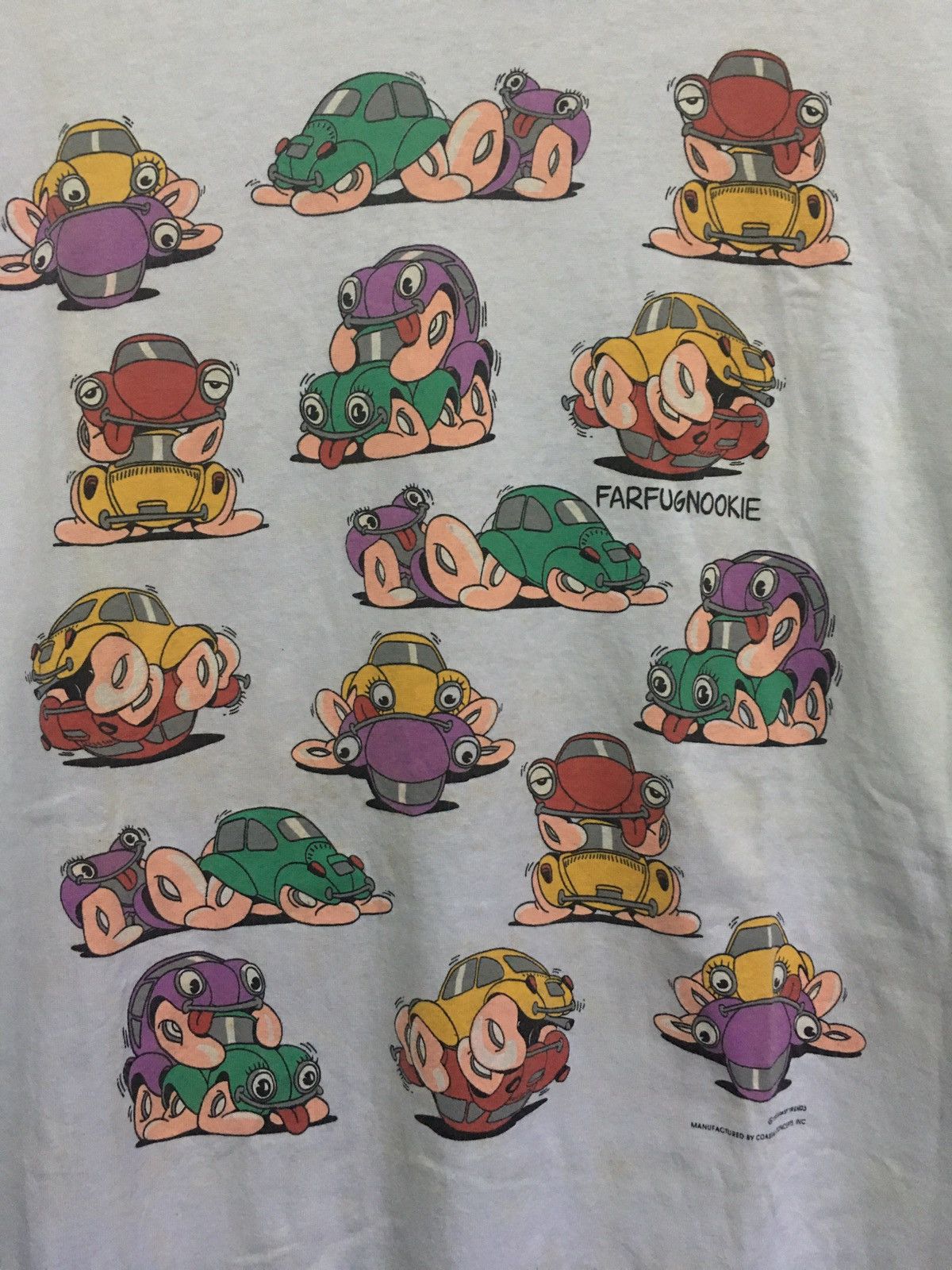 Rap Tees × Vintage Rare vintage 90s FARFUGNOOKIE SEX STYLE VOLKSWAGEN herbie Size US L / EU 52-54 / 3 - 1 Thumbnail