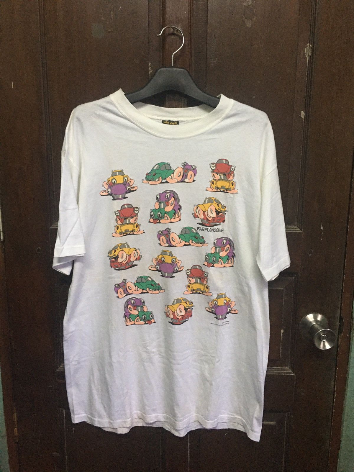 Rap Tees × Vintage Rare vintage 90s FARFUGNOOKIE SEX STYLE VOLKSWAGEN herbie Size US L / EU 52-54 / 3 - 2 Thumbnail