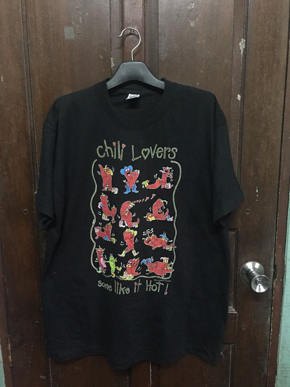 Vintage Rare vintage 90s CHILI LOVER SEX POSITION FUNNY Size US XL / EU 56 / 4 - 2 Thumbnail