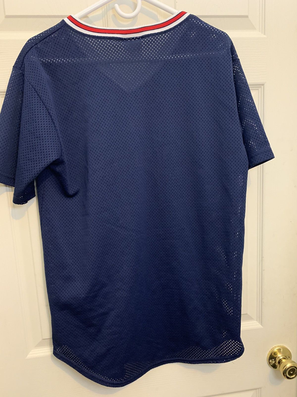 MLB × Vintage × Warner Bros 1997 Looney Tunes Mesh Baseball Jersey Taz Size US M / EU 48-50 / 2 - 4 Thumbnail