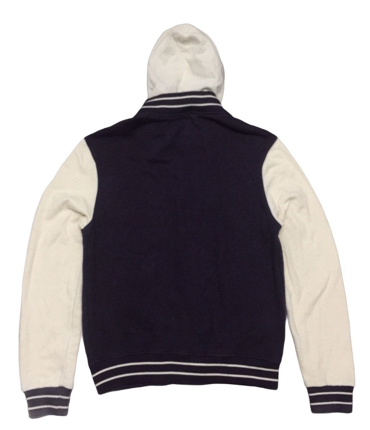 Japanese Brand ASRABBIT COTTON VARSITY SWEATER WITH EMBROIDERED SCRIPT Size US M / EU 48-50 / 2 - 2 Thumbnail