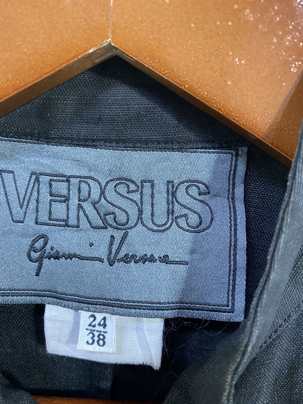 Versace Jeans Couture Versus Versace Linen Jacket Black Color Design Size US XS / EU 42 / 0 - 3 Thumbnail