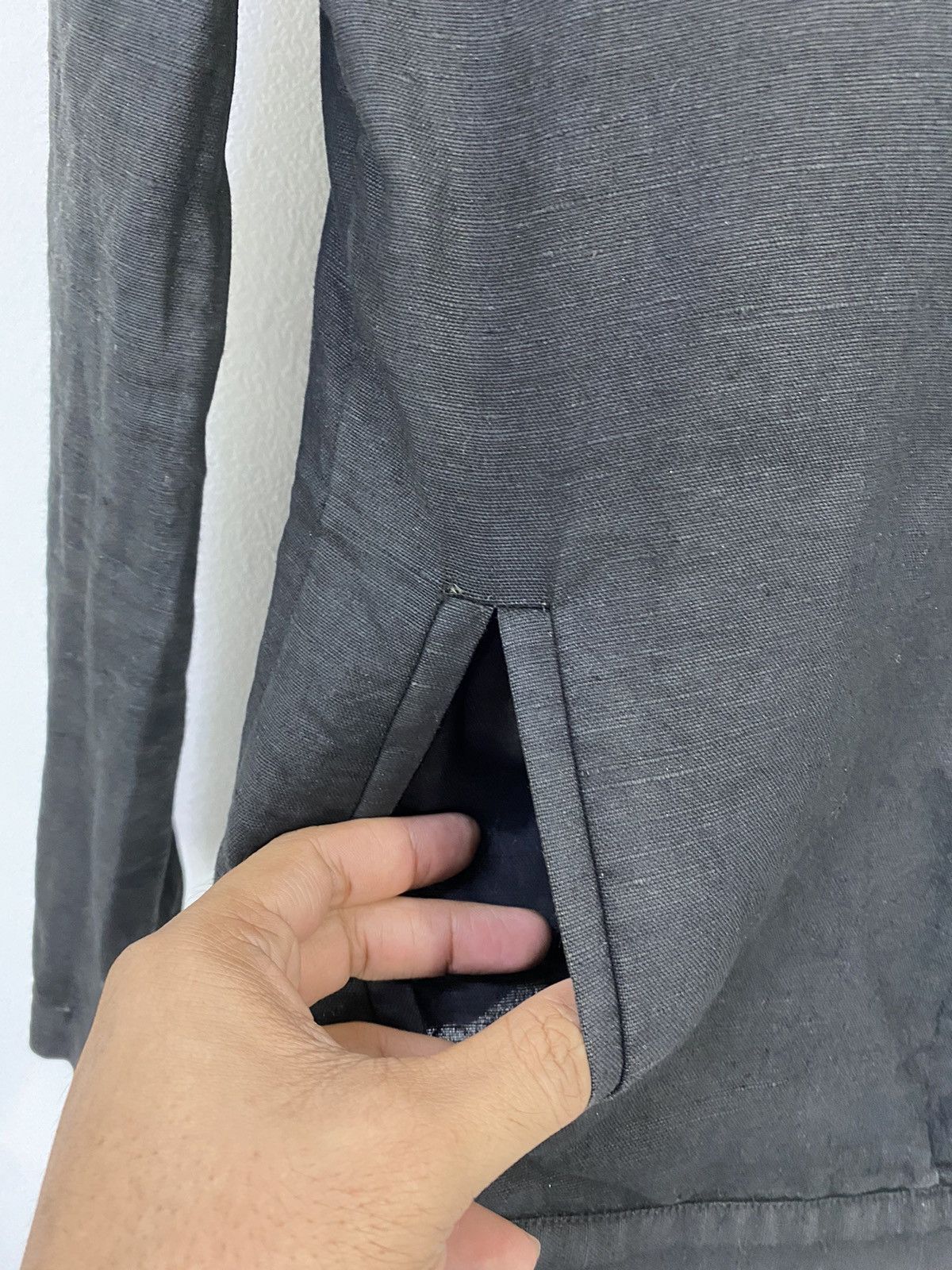 Versace Jeans Couture Versus Versace Linen Jacket Black Color Design Size US XS / EU 42 / 0 - 6 Thumbnail