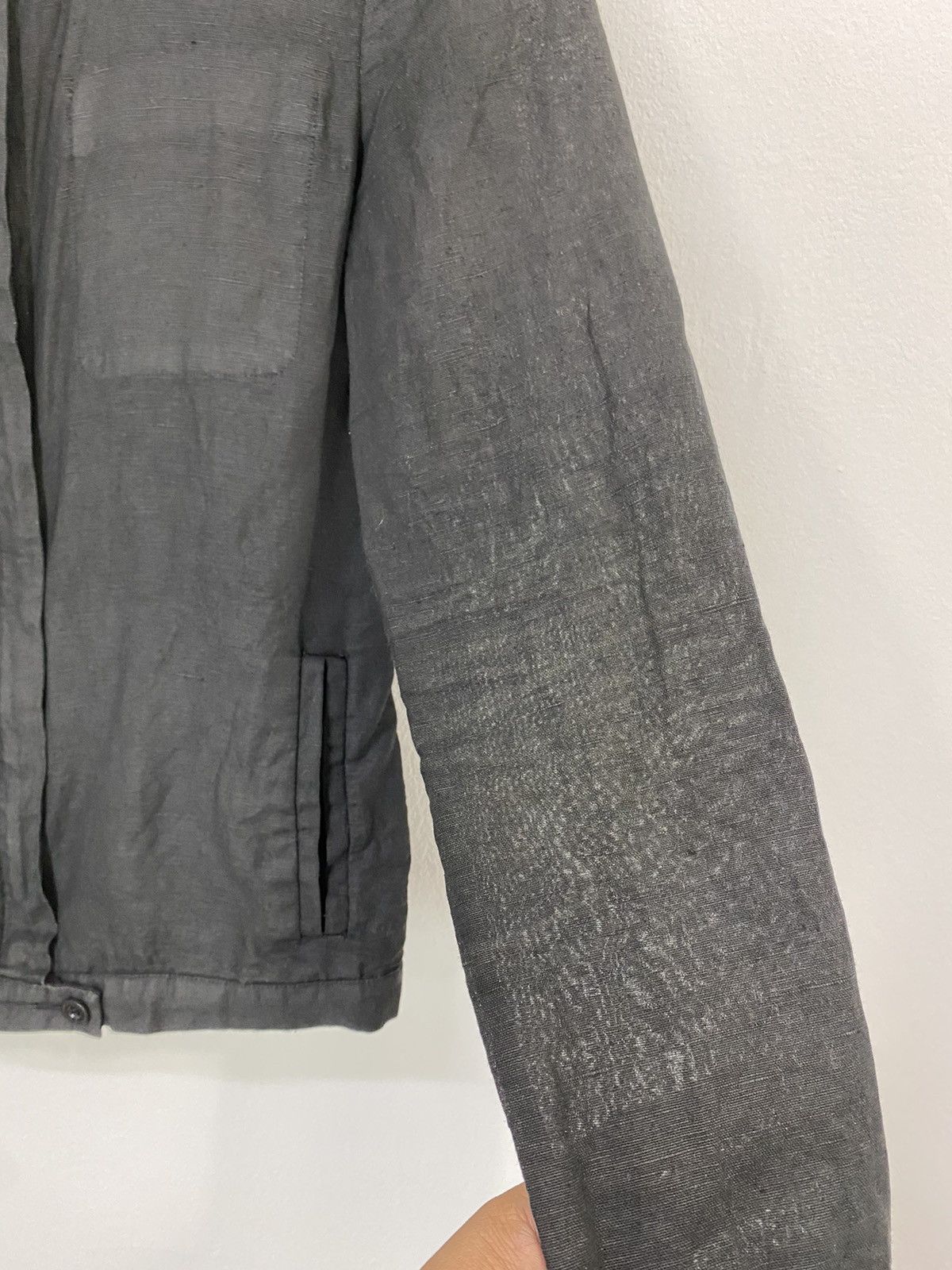 Versace Jeans Couture Versus Versace Linen Jacket Black Color Design Size US XS / EU 42 / 0 - 5 Thumbnail