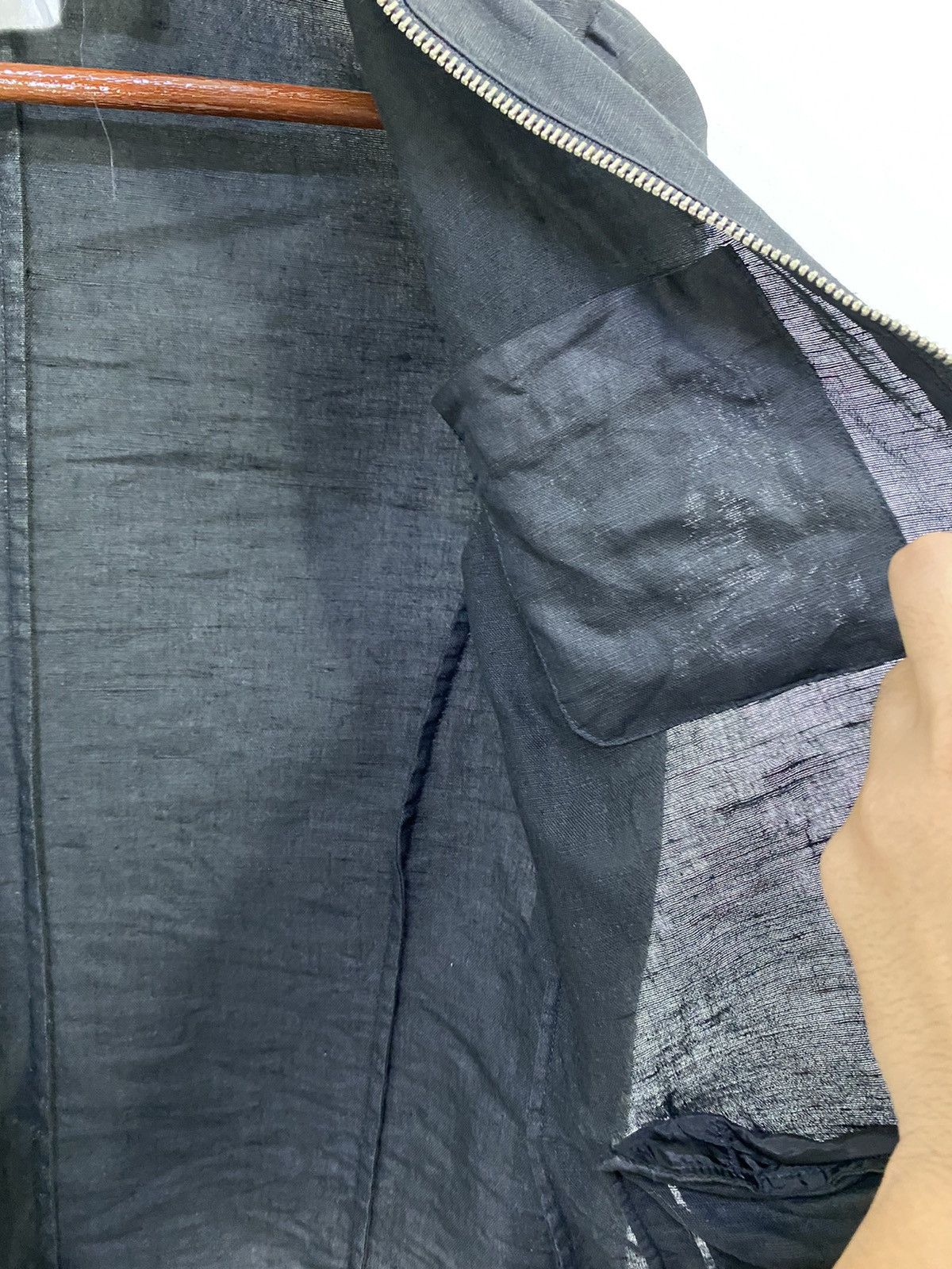 Versace Jeans Couture Versus Versace Linen Jacket Black Color Design Size US XS / EU 42 / 0 - 10 Thumbnail