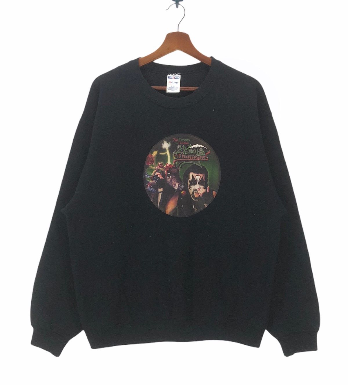 Band Tees × Vintage Vintage King Diamond Band Crewneck Size US L / EU 52-54 / 3 - 1 Thumbnail
