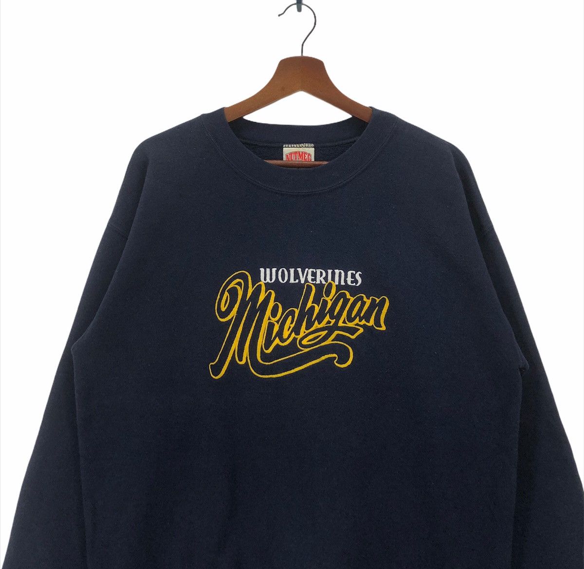 Vintage Vintage 90s Wolverines Michigan Crewneck Size US M / EU 48-50 / 2 - 3 Thumbnail