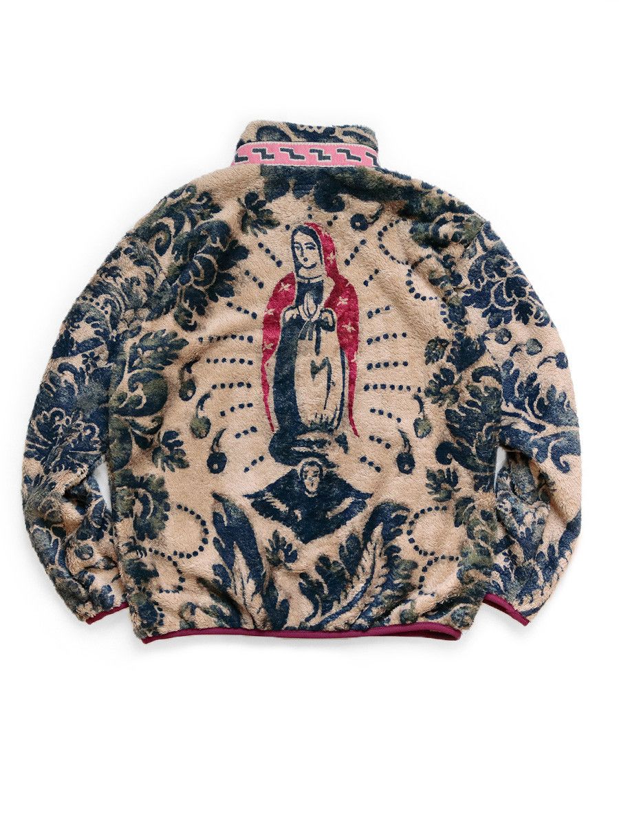 Kapital Kapital Virgin Mary Damask Zip Fleece Size US S / EU 44-46 / 1 - 1 Thumbnail