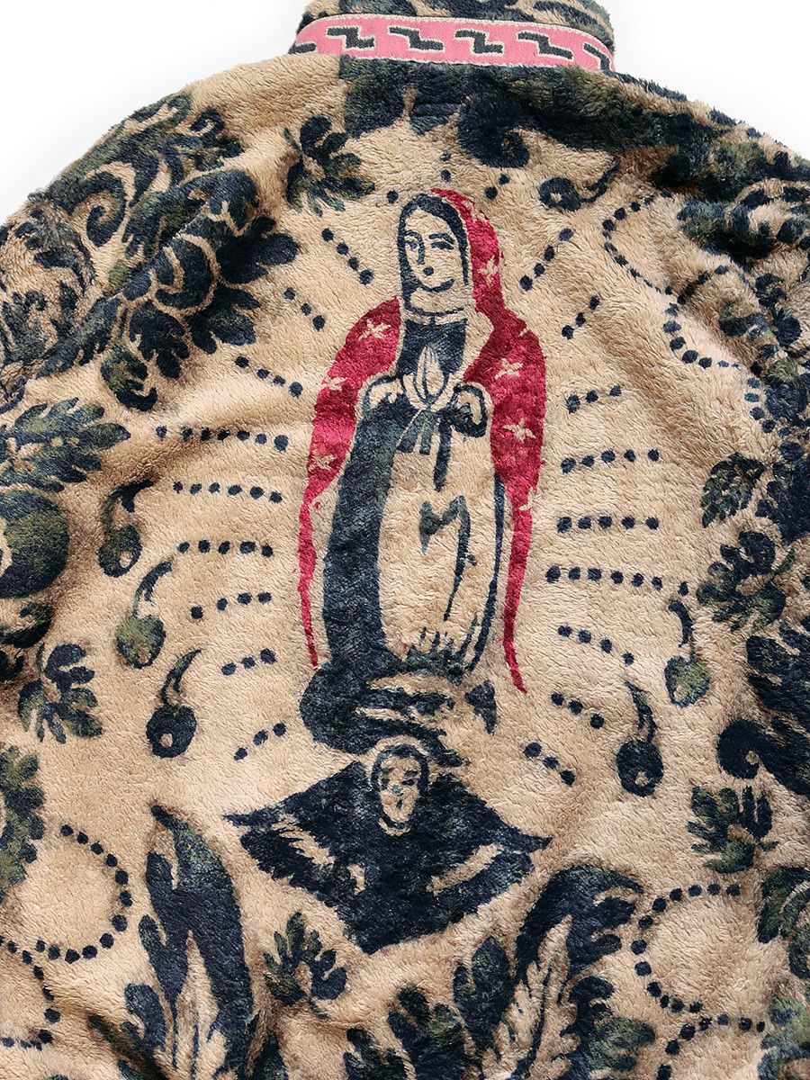 Kapital Kapital Virgin Mary Damask Zip Fleece Size US S / EU 44-46 / 1 - 5 Thumbnail