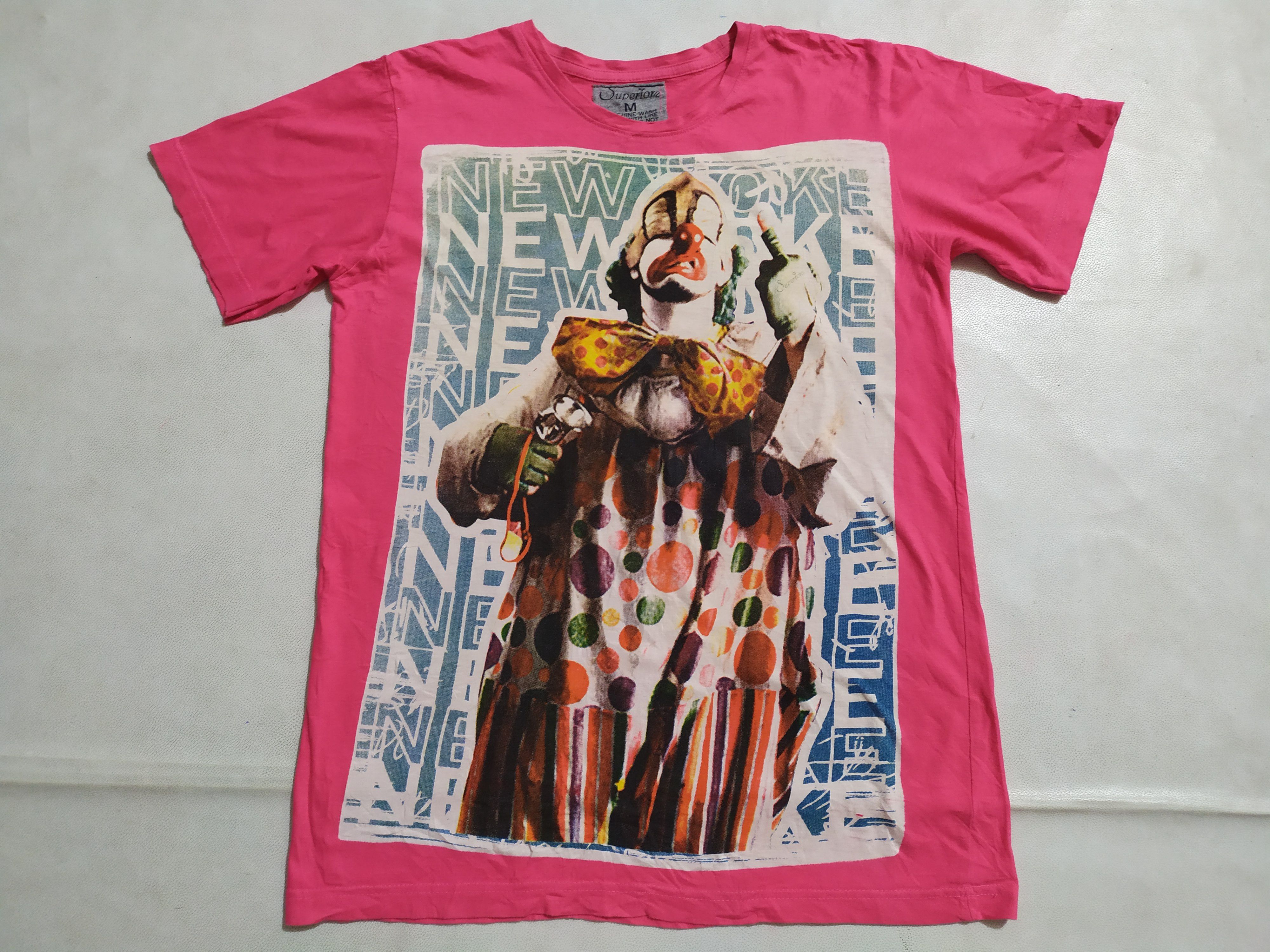 Other Superior T-shirt Big Print Clown Middle Finger Size US M / EU 48-50 / 2 - 1 Thumbnail