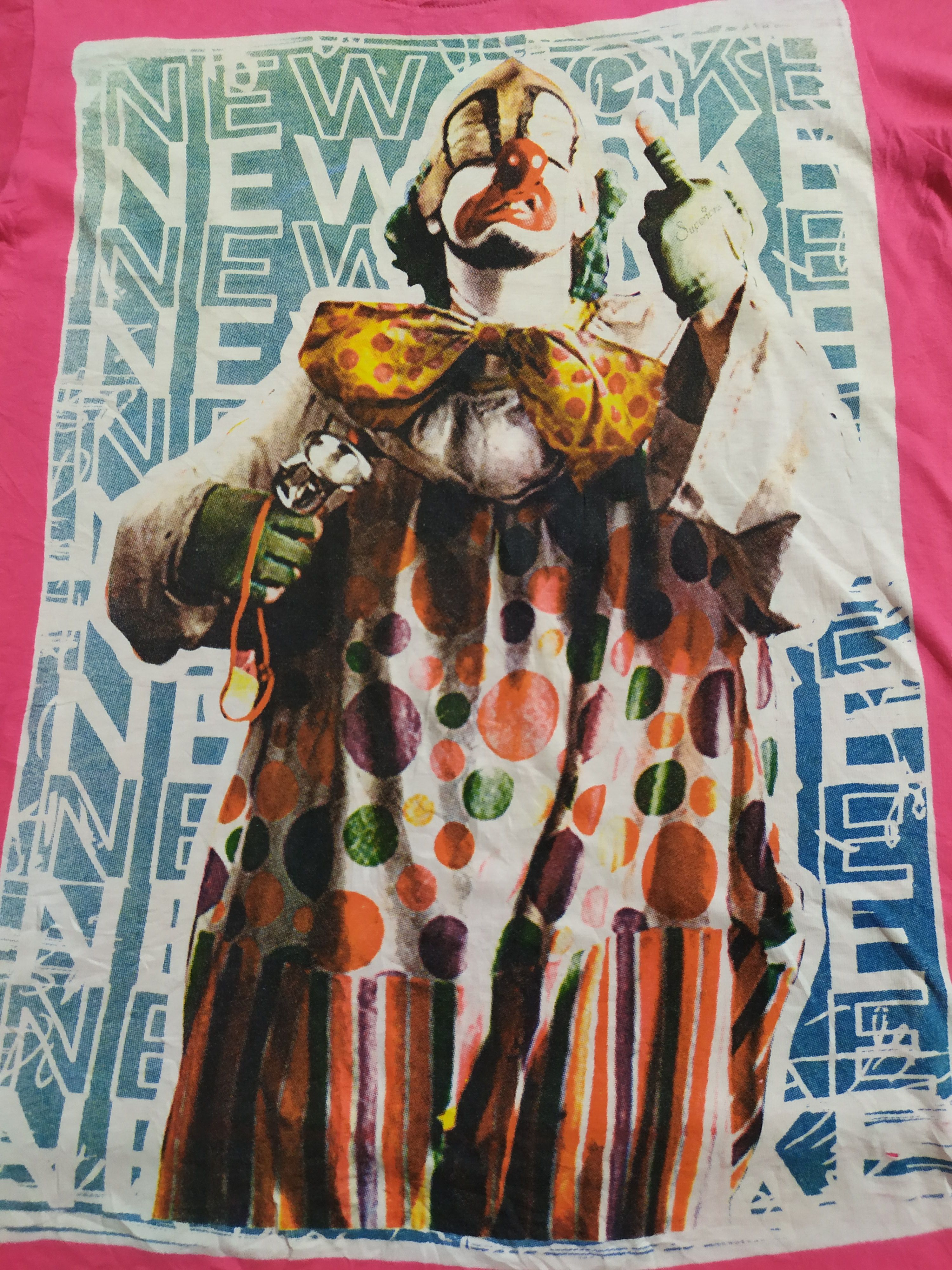 Other Superior T-shirt Big Print Clown Middle Finger Size US M / EU 48-50 / 2 - 2 Thumbnail