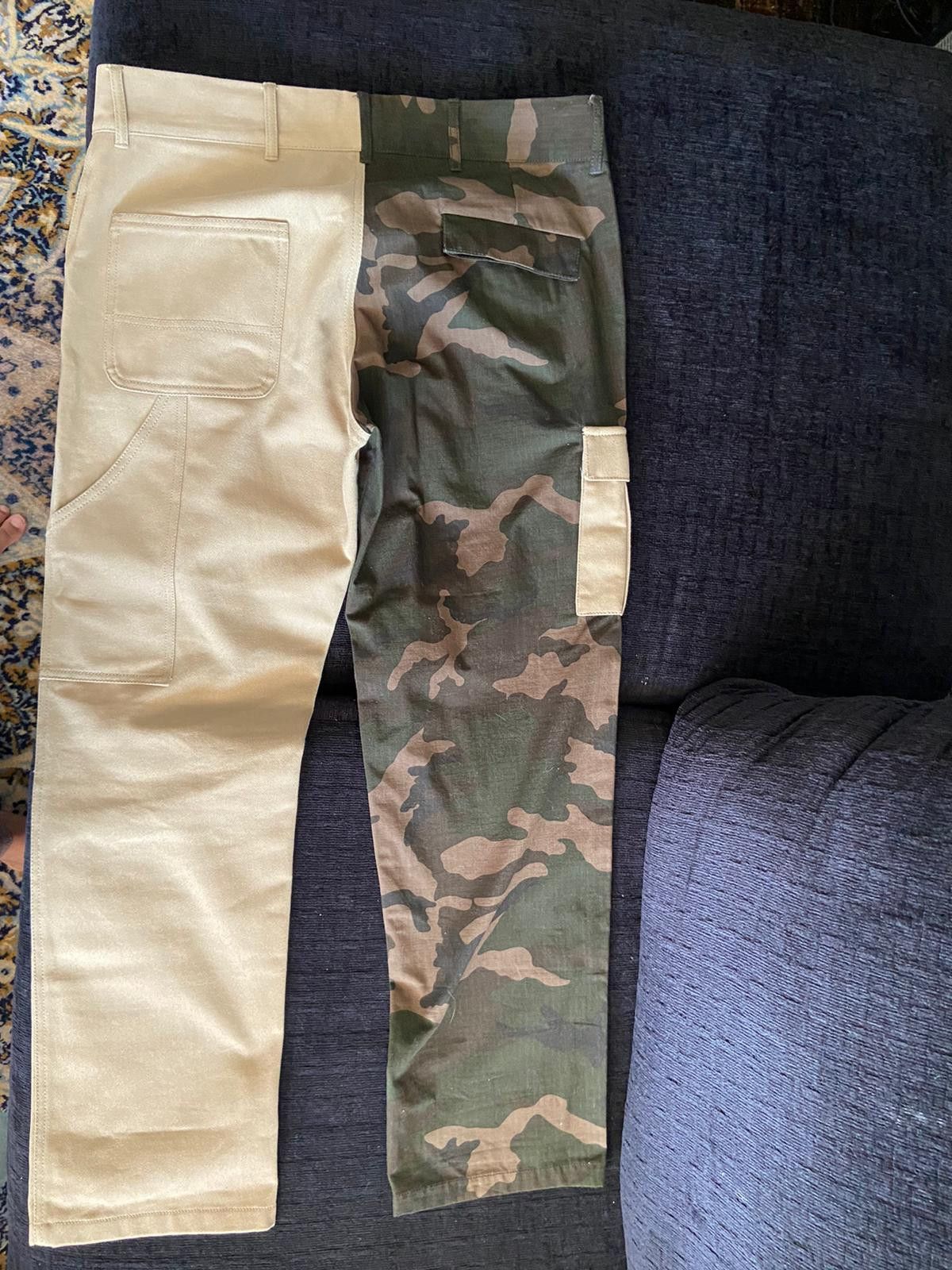 Gosha Rubchinskiy Split Camo Cargo Pants Size US 36 / EU 52 - 2 Thumbnail