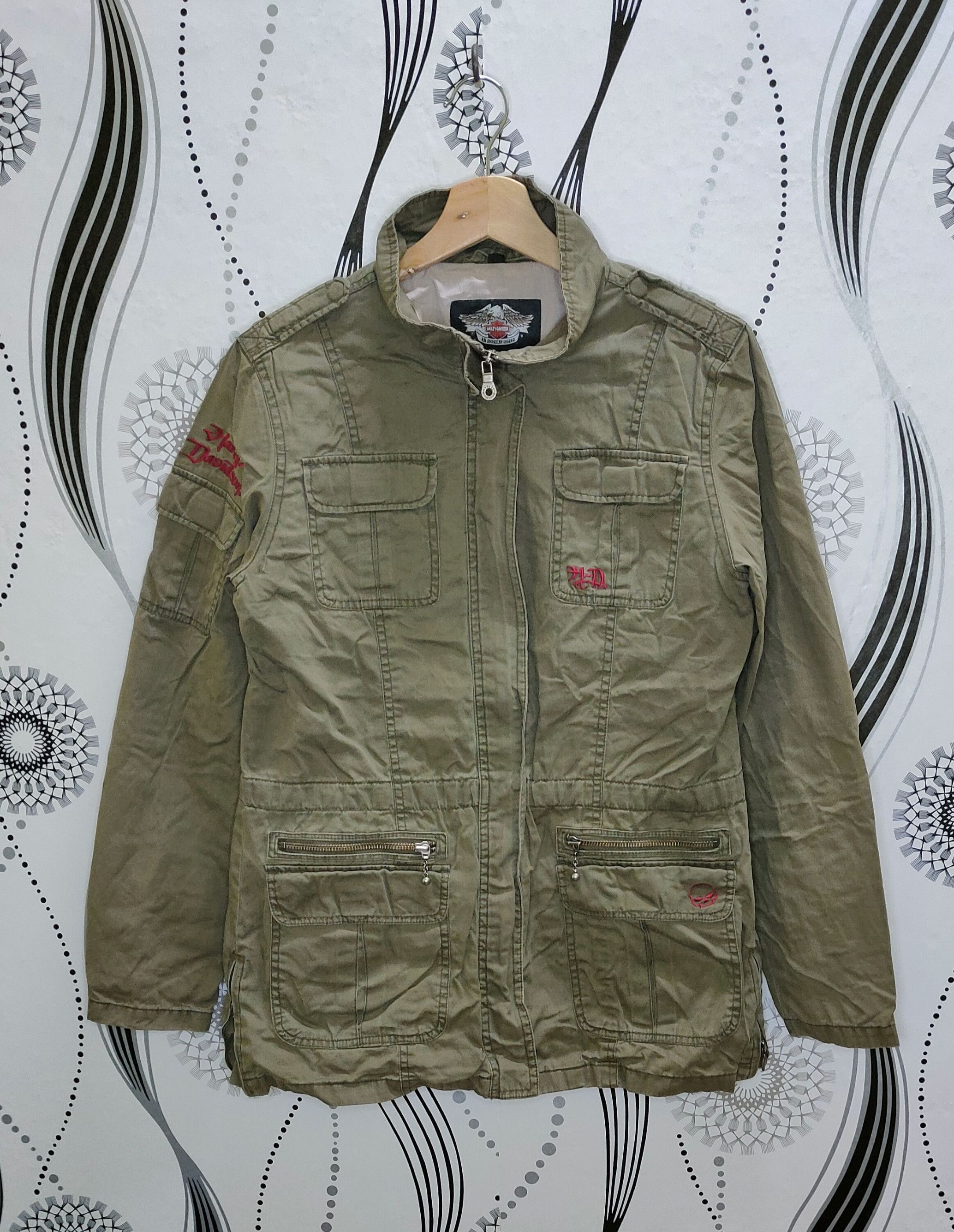 Harley Davidson Women Army jacket