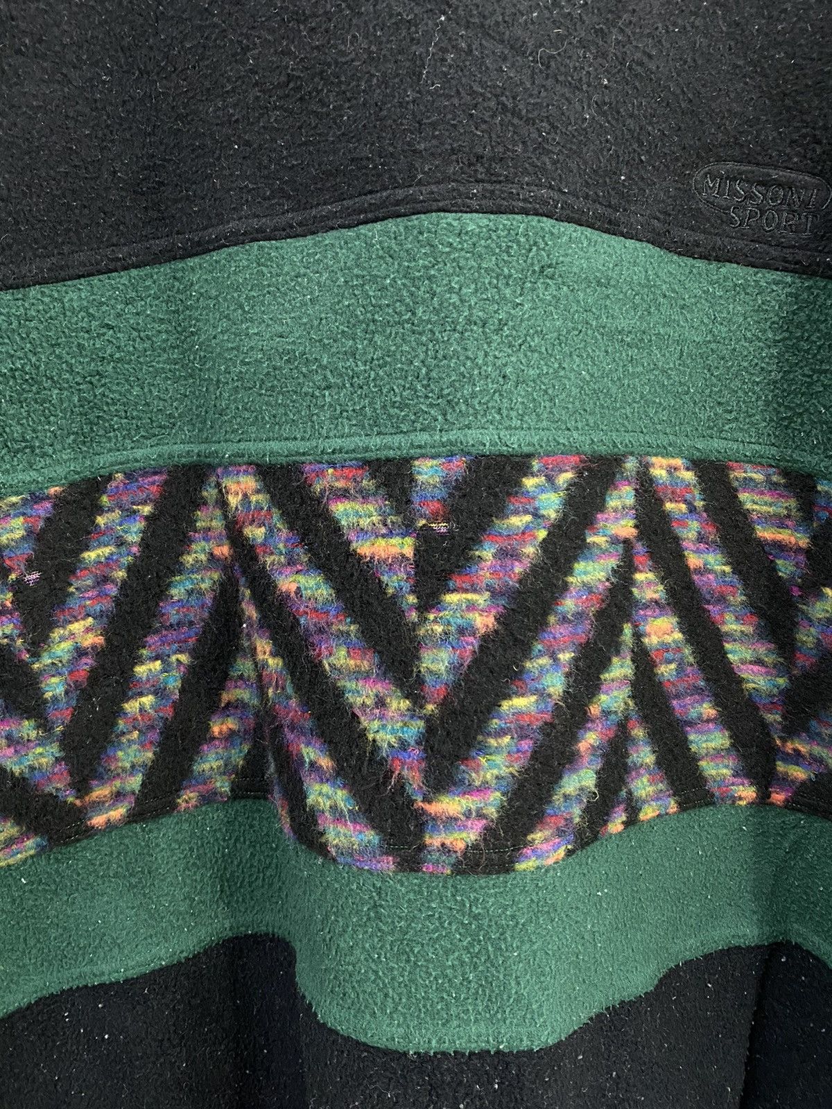 Missoni Made in Italy Missoni Fleece Sweatshirt Art Design Size US L / EU 52-54 / 3 - 5 Thumbnail