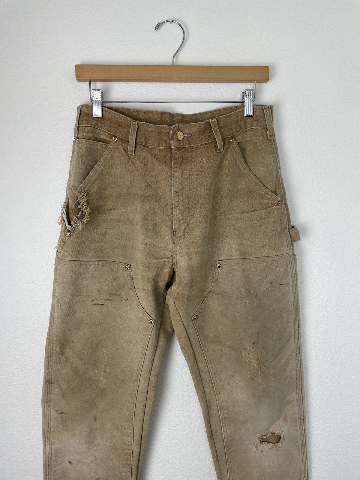 Carhartt Vintage carhartt double knee pants Size US 30 / EU 46 - 1 Thumbnail