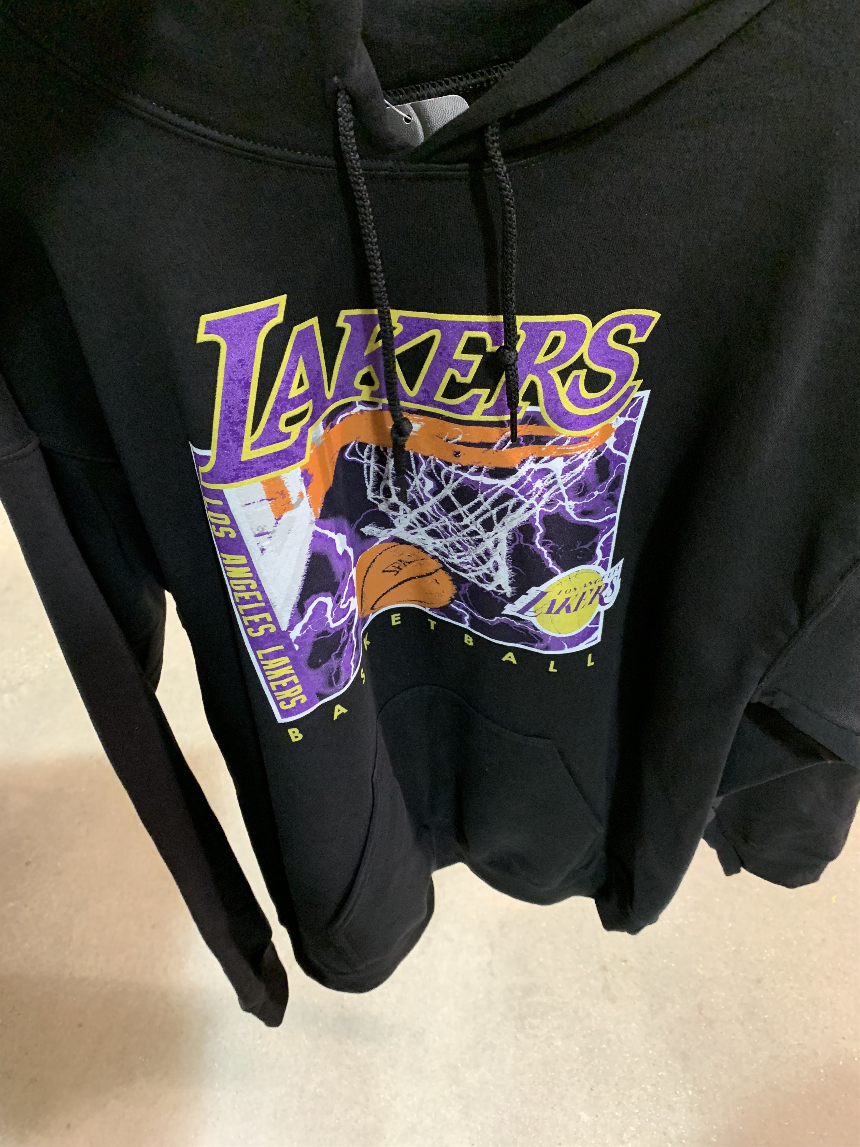 Deadstock LA Lakers Retro Basketball Shot NBA Hoodie
