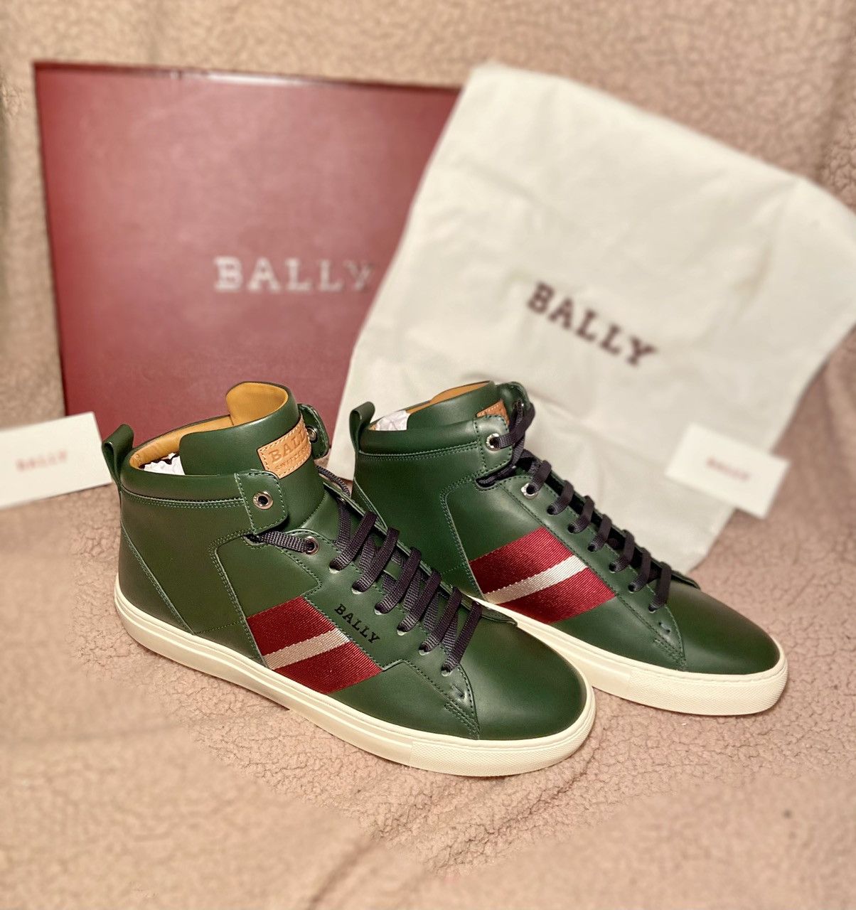 Bally Bally Hedern High Top Sneakers Grailed