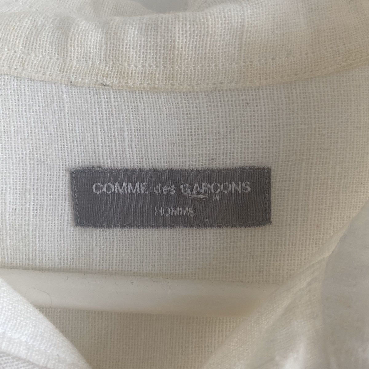 Comme des Garcons Homme Plus Split Logo Button-up Size US L / EU 52-54 / 3 - 3 Thumbnail