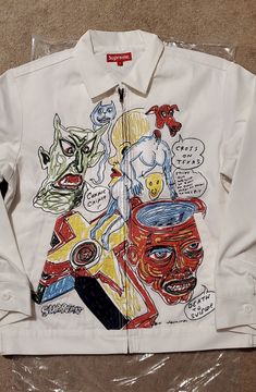 Daniel Johnston Embroidered Jacket Supreme | Grailed