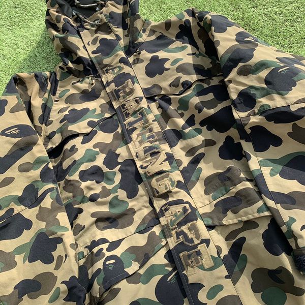 Bape BAPE GORE-TEX snowboard Jacket Green Camo | Grailed