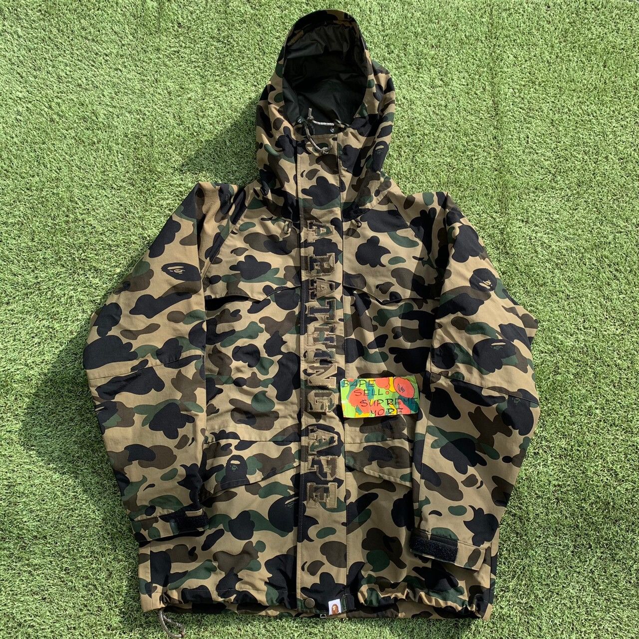 Bape BAPE GORE-TEX snowboard Jacket Green Camo | Grailed