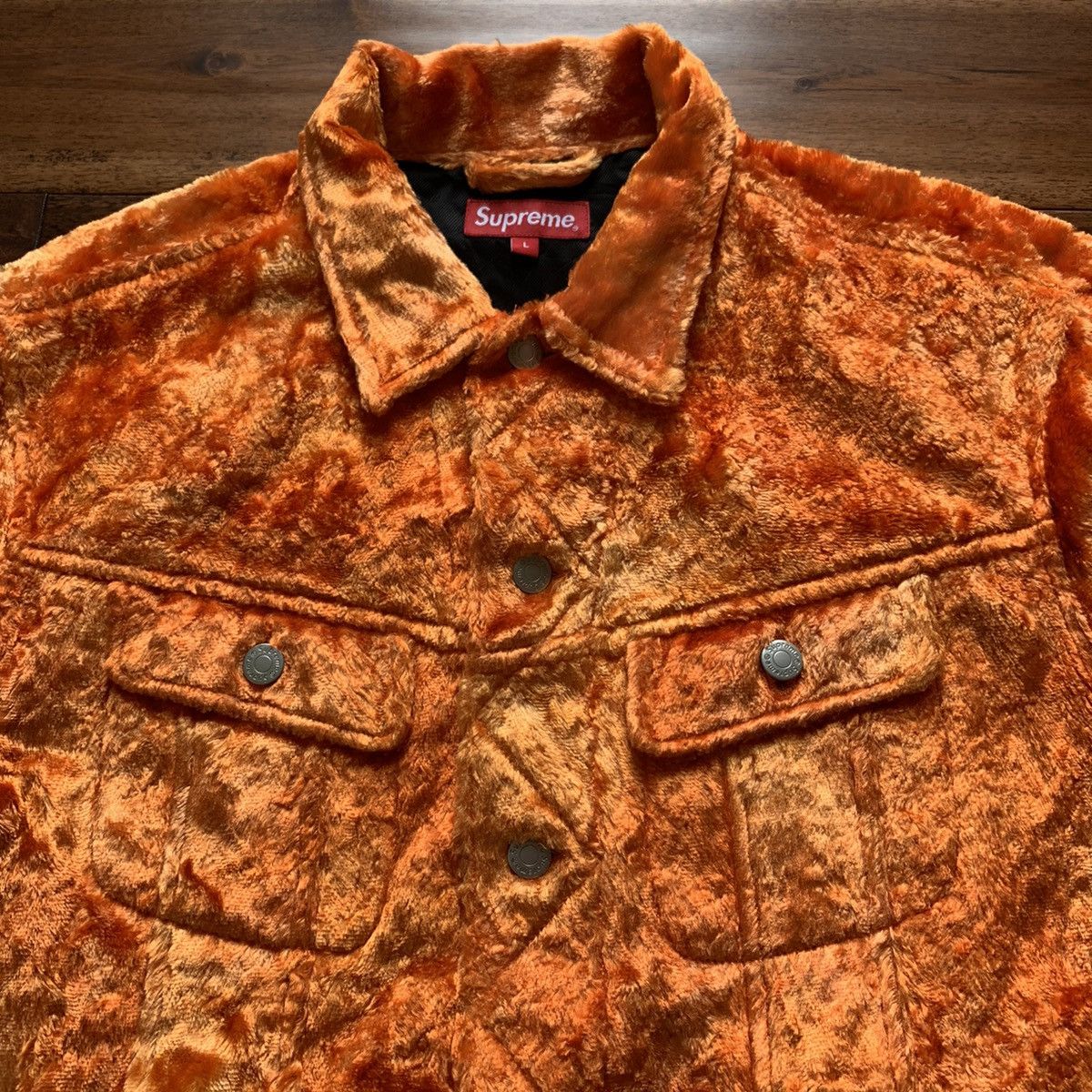 Supreme Fuzzy Pile Trucker Jacket Size US L / EU 52-54 / 3 - 4 Thumbnail