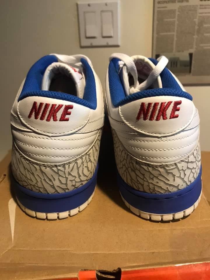 Nike 2007 Dunk Low CL "Jordan Pack - True Blue" Size US 13 / EU 46 - 7 Thumbnail