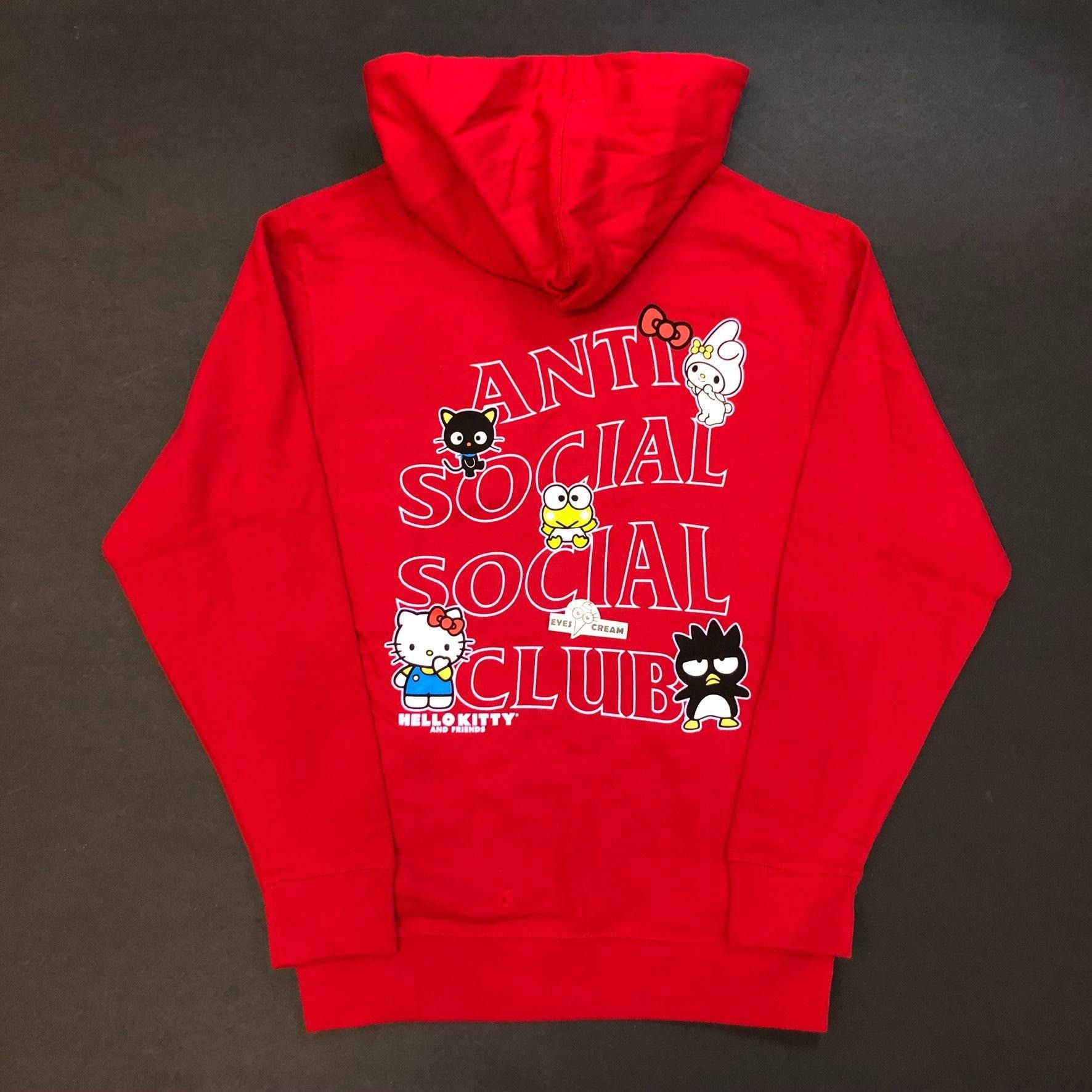 Anti Social Social Club DS Anti social social club x Hello kitty Hoodie L SUpreME Grailed