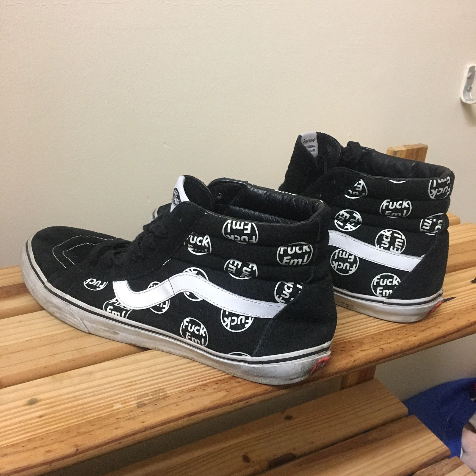 Supreme X Vans Fuck Em