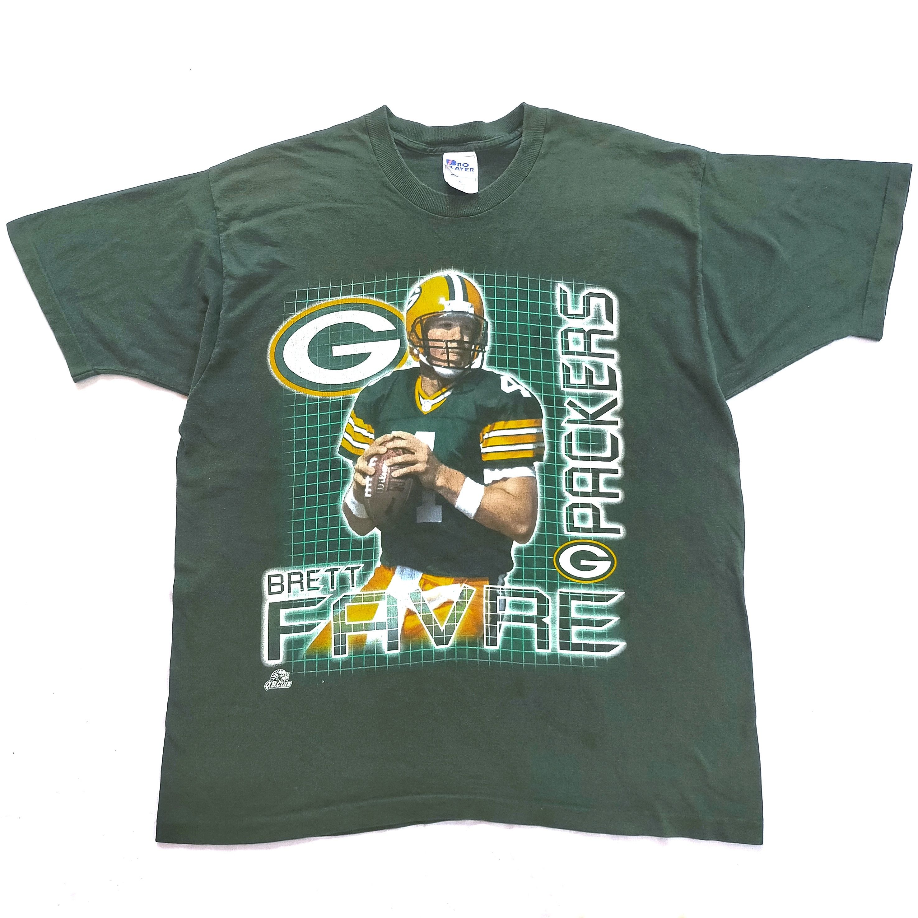 Vintage Tshirt, 90s T-Shirt, NFL, Brett Favre, Green Bay Packers, VintageCatTastrophe