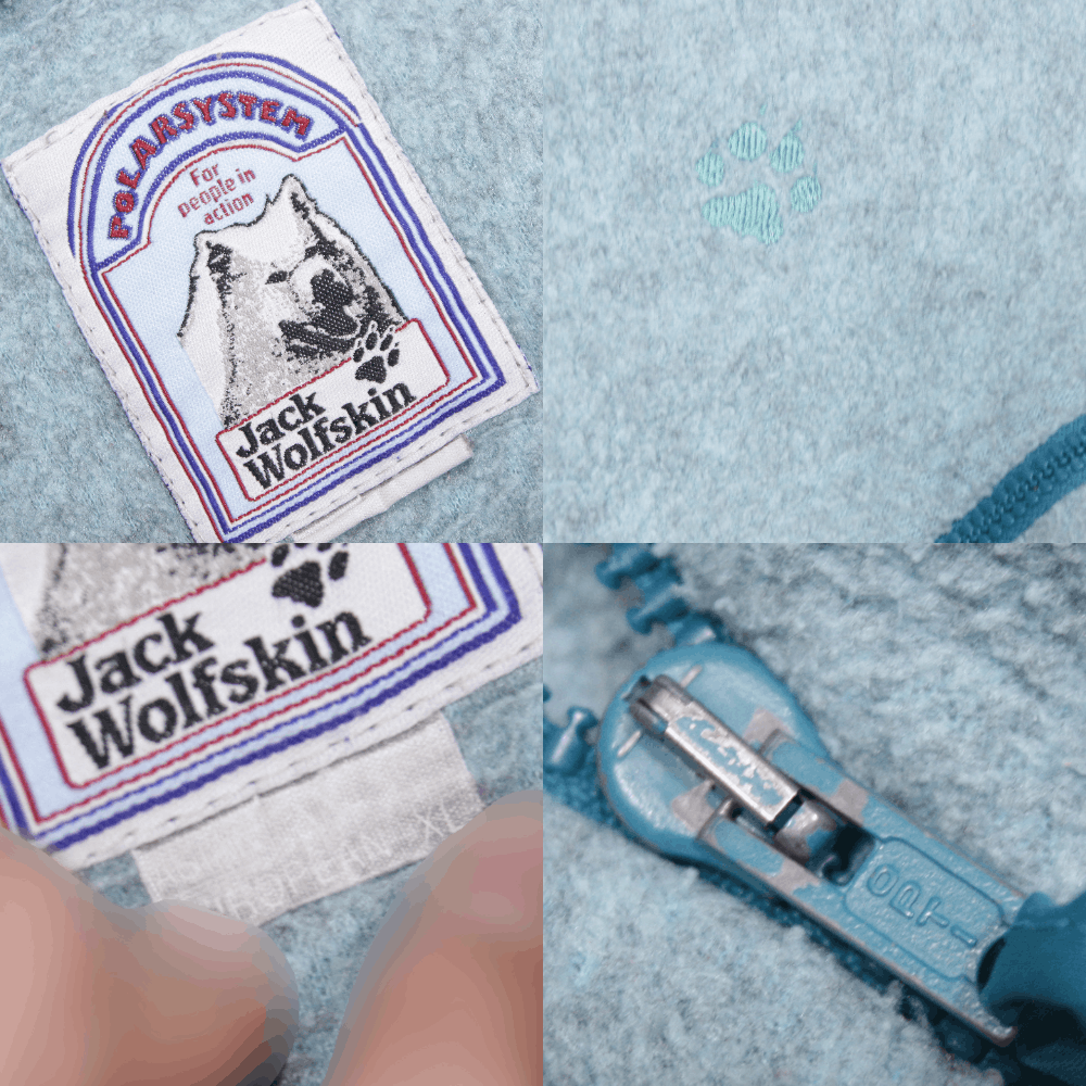 Jack Wolfskin 90S Logo Fleece Vintage Size US XL / EU 56 / 4 - 12 Thumbnail