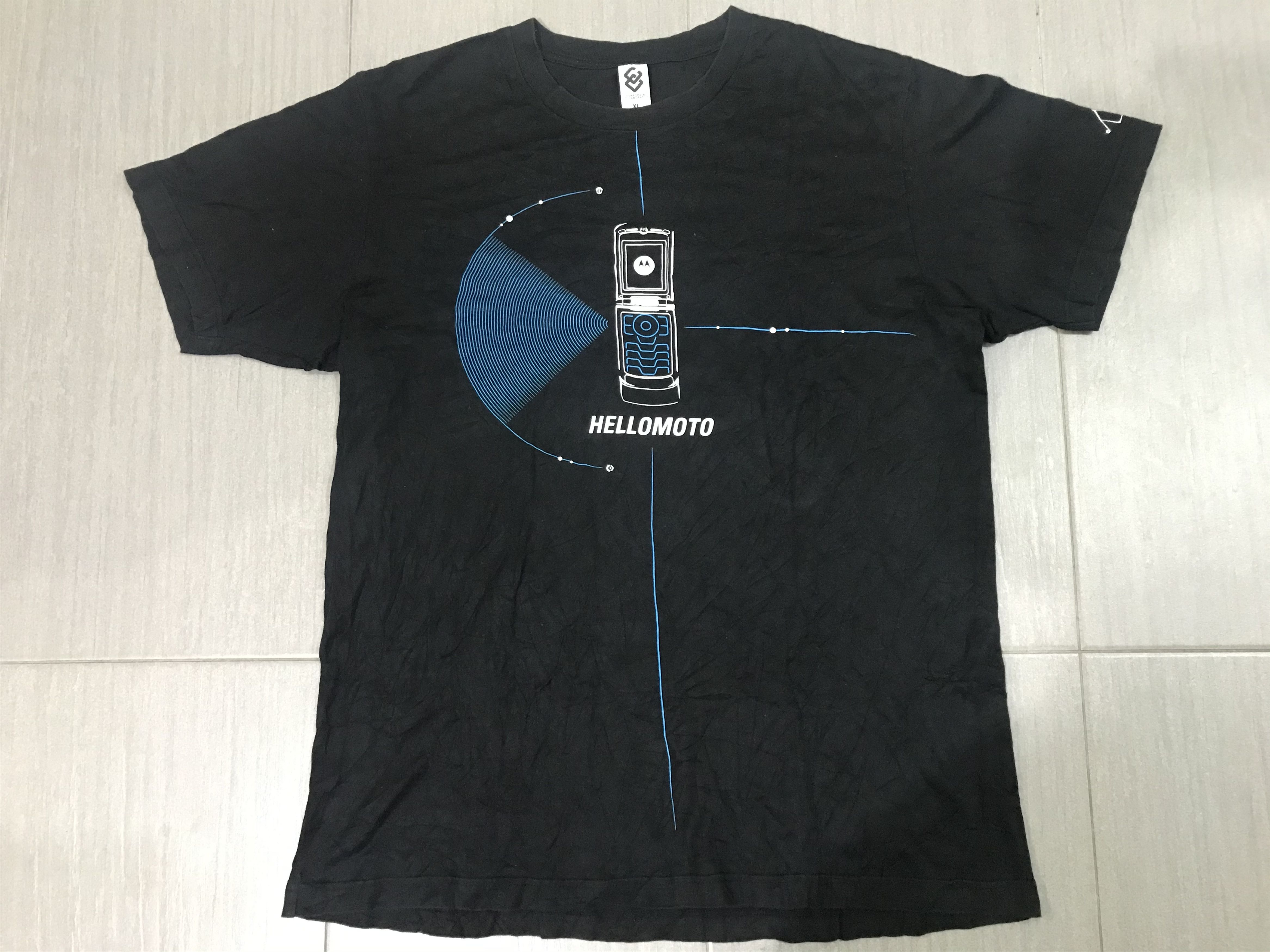 Motorola Vintage Motorola Telecomunication Hellomoto Promo T-Shirt Size US XL / EU 56 / 4 - 3 Thumbnail